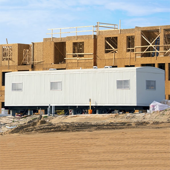 construction trailers are built to withstand harsh weather conditions and are highly durable